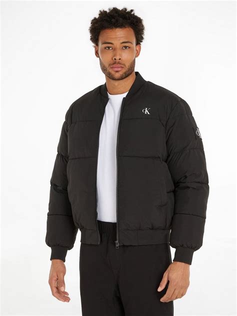 calvin klein jeans steppjacke commercial bomber jacket|calvin klein ripstop bomber jacket.